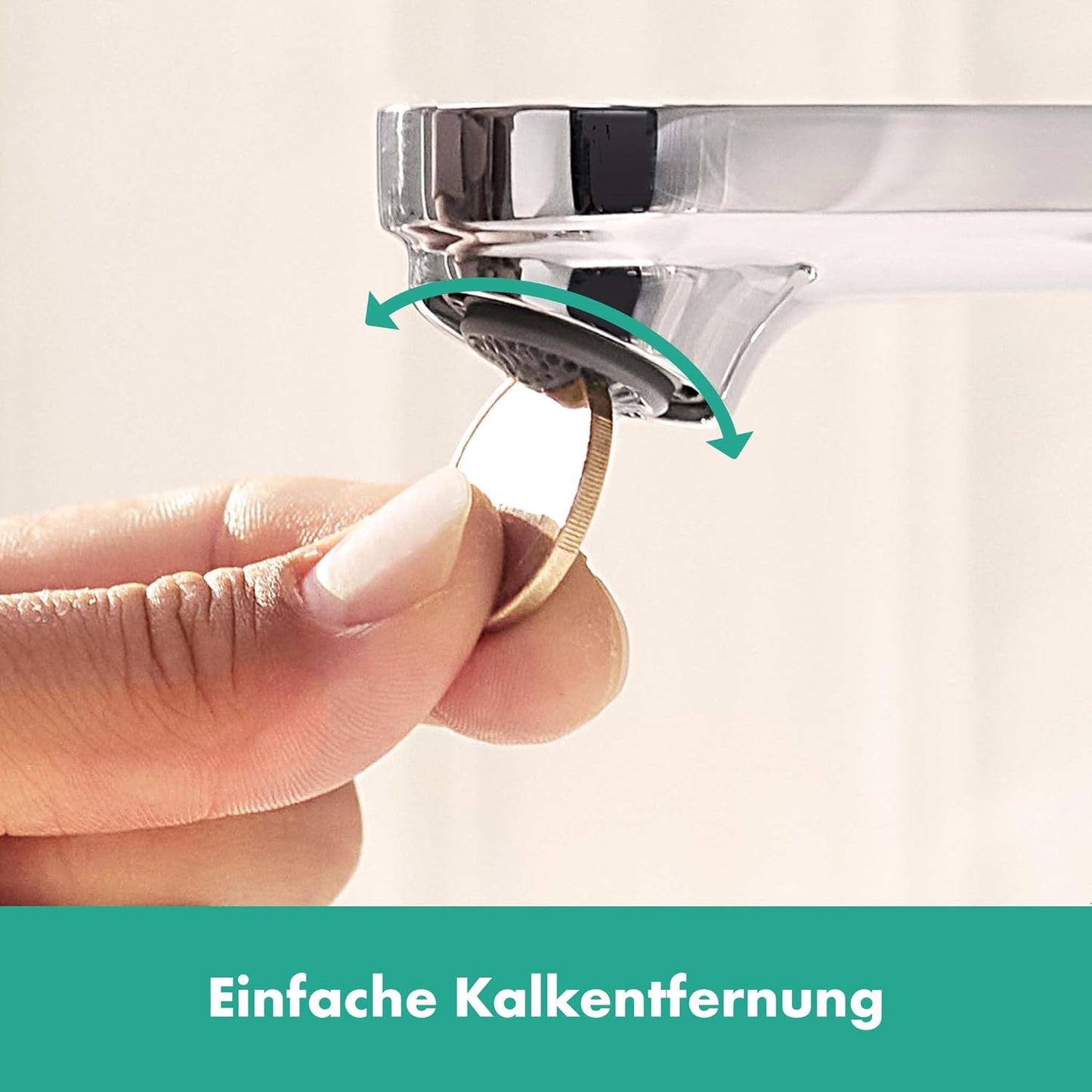 Waschtischarmatur Rebris S, Chrom Auslaufhöhe 80mm mit Zugstangen-Ablauf