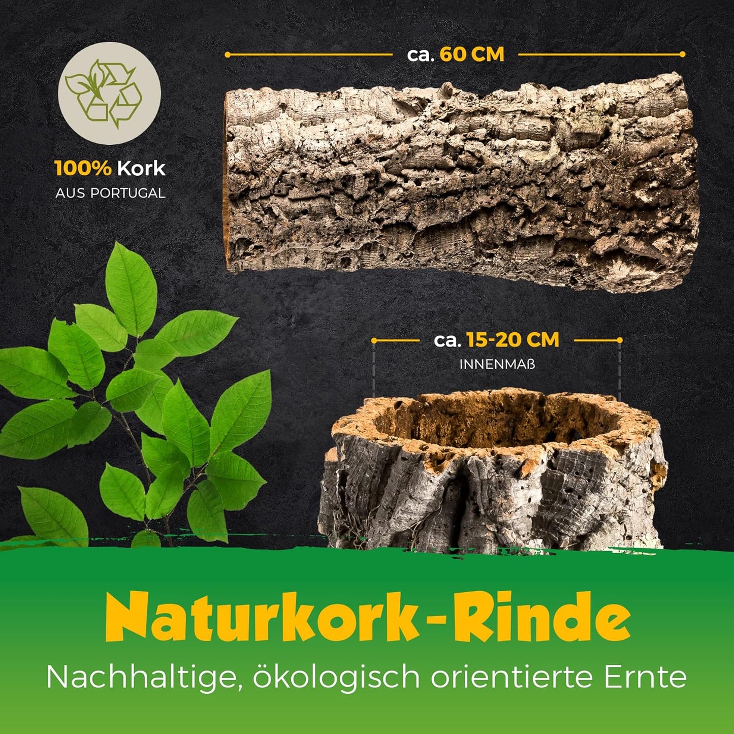 XL Korkröhre, 60 cm
