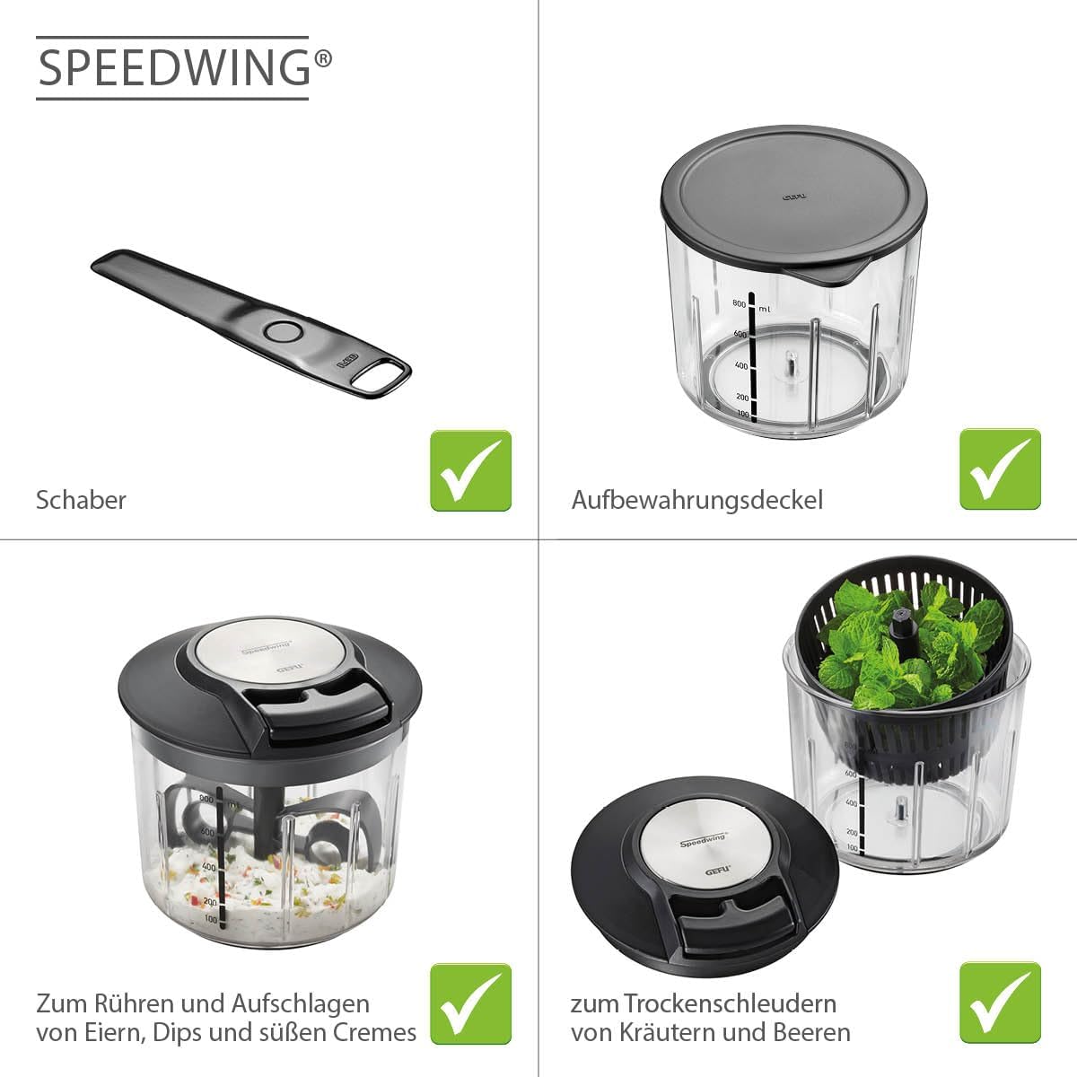 Multizerkleinerer Speedwing