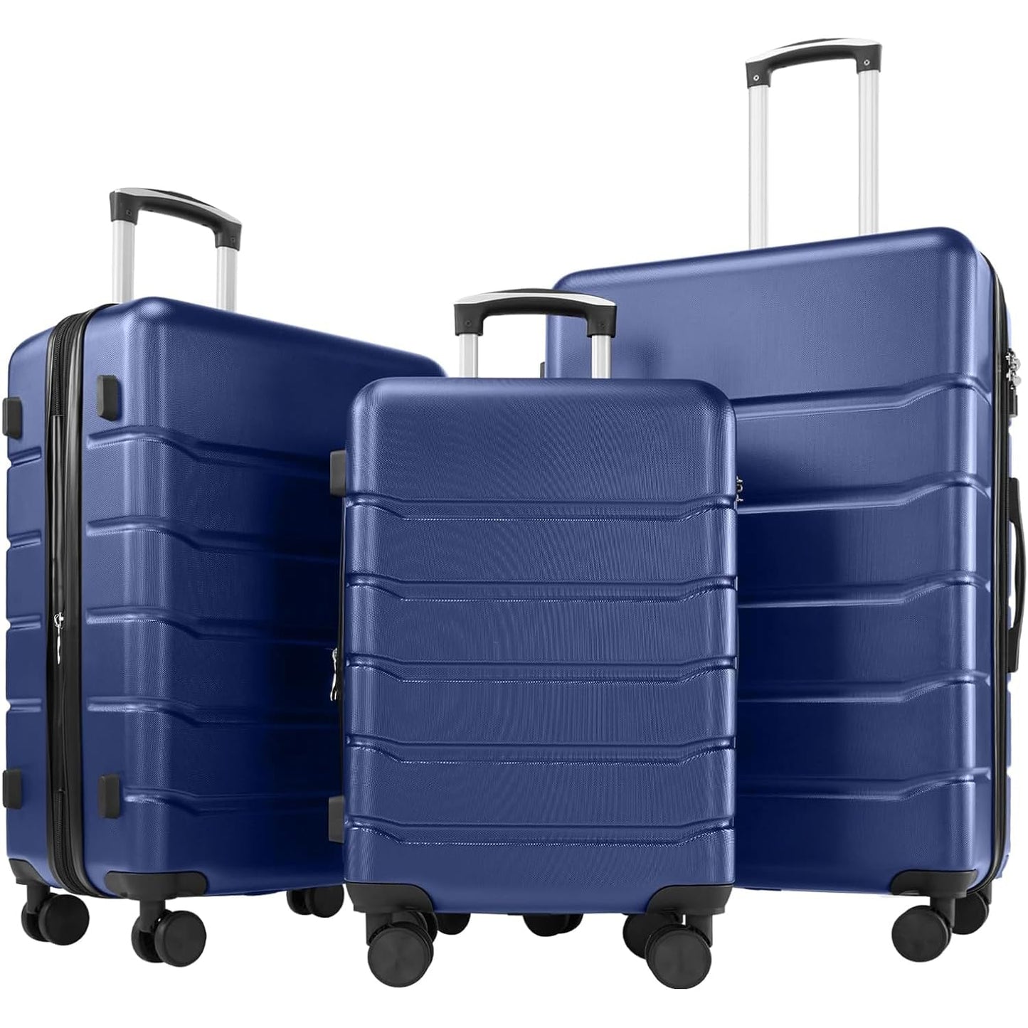 3-teiliges Hartschalenkofferset, Xlx-blau