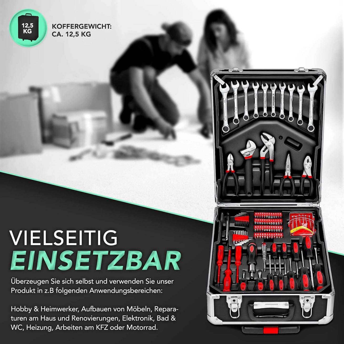 Werkzeug Set, Schwarz