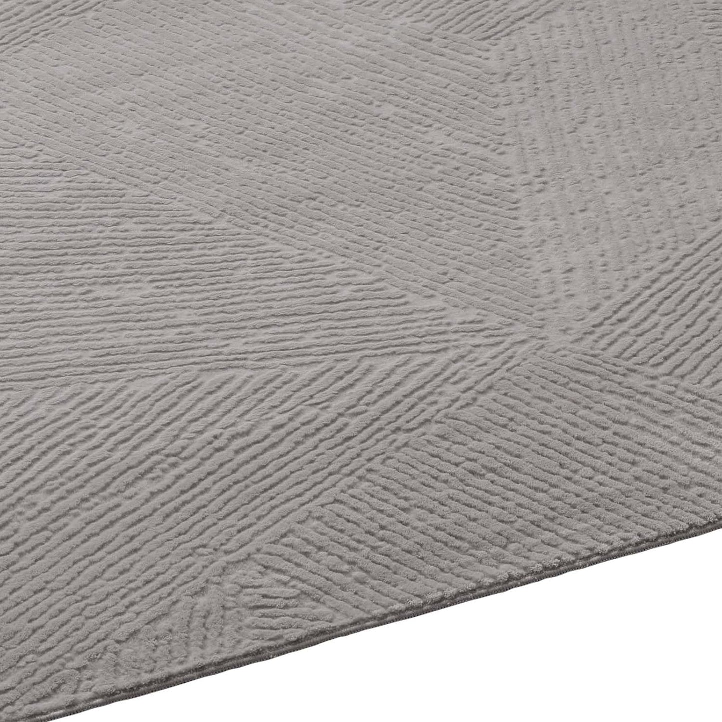 Rutschfeste Badematte, waschbar, Grau Fresco 120 x 170 cm (Rechteckig)