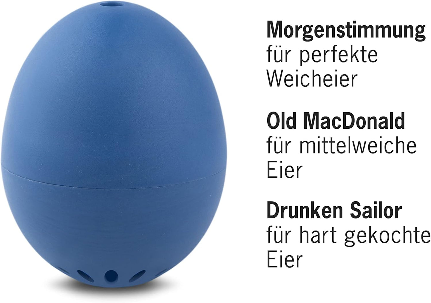 Singende Eieruhr Classic, 5,1 x 4,5 cm Blau