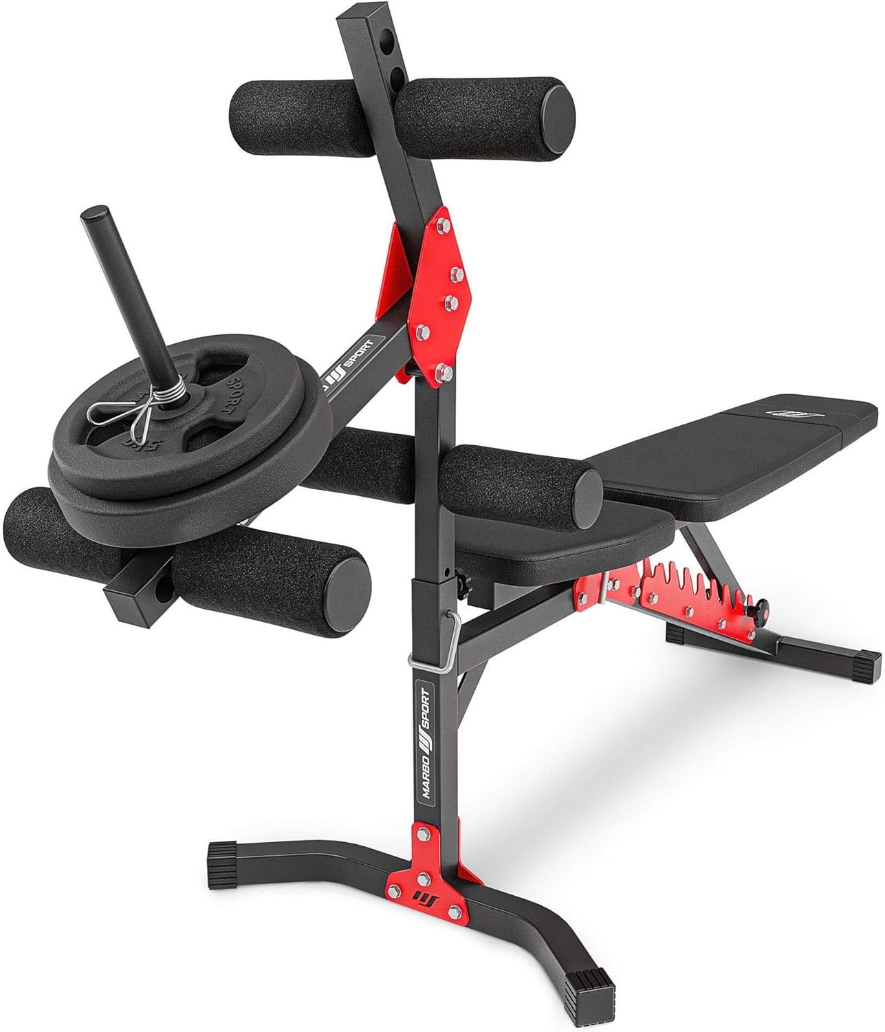 Beintrainer MH-A102 2.0 für die Home Linie Hantelbank, Schwarz