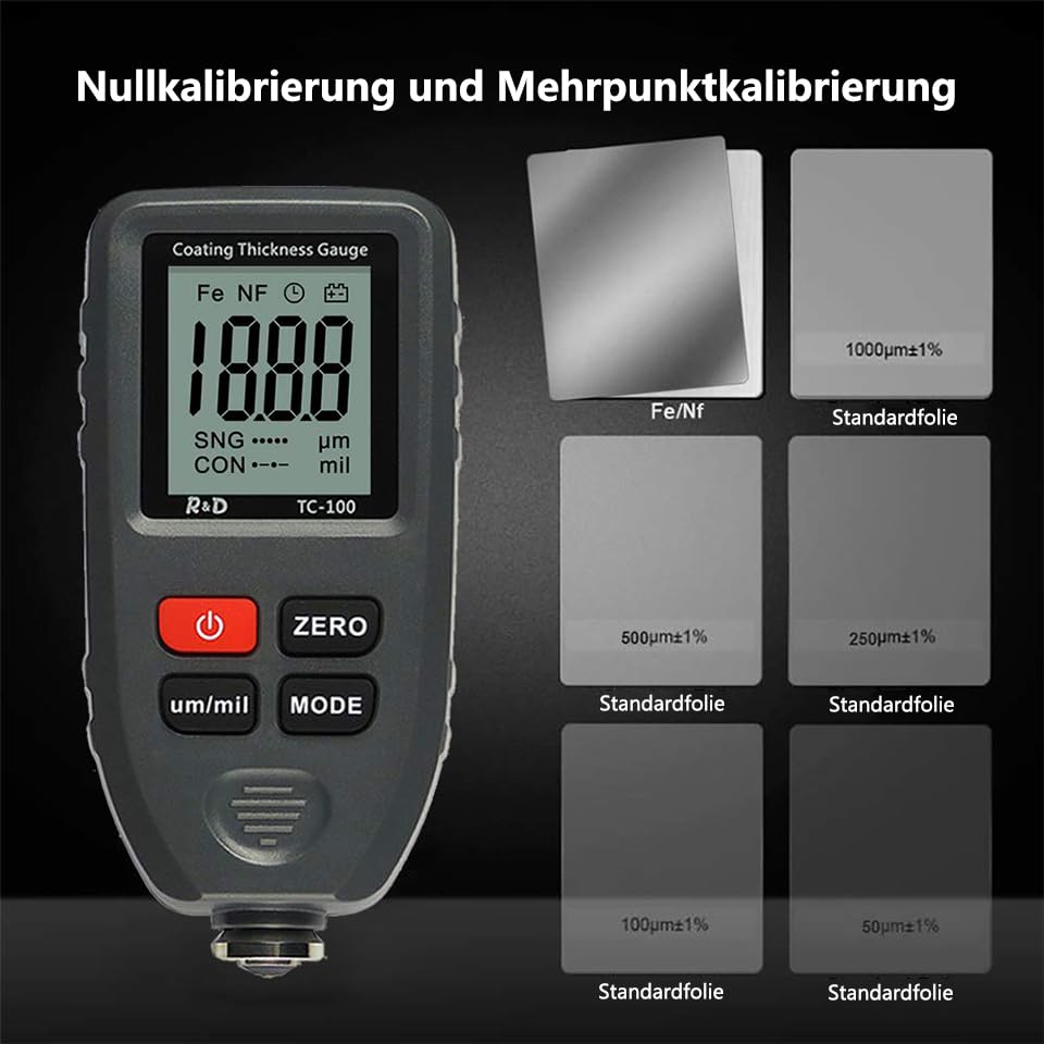 TC100 Lackschichtdickenmessgerät, TC100