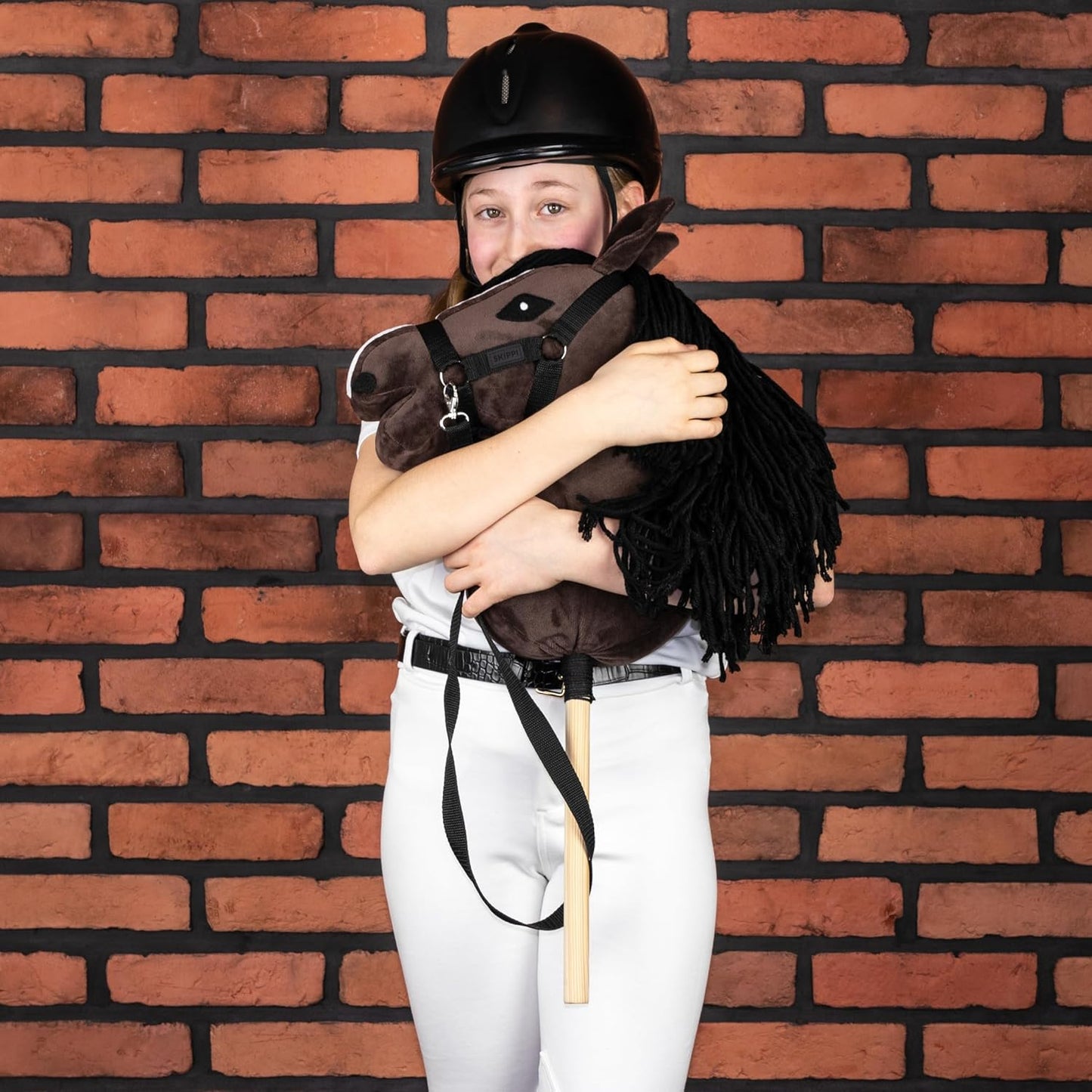 Hobby Horse mit Halfter und Zügeln