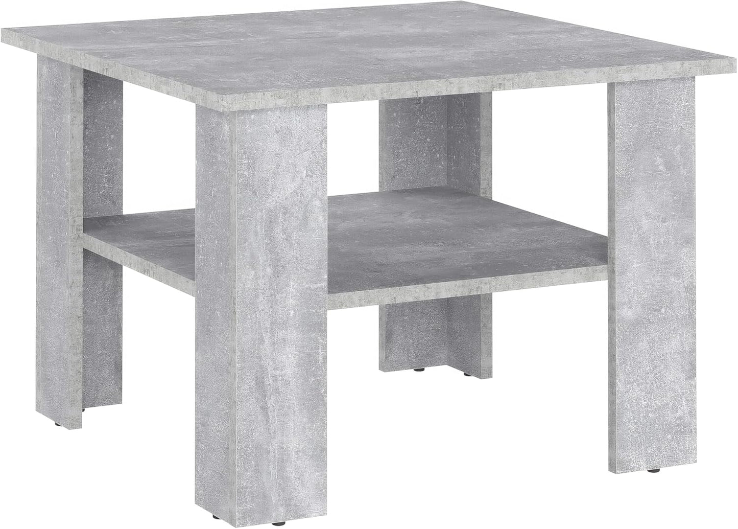 Moderner Beton-Couchtisch (60 x 60 cm), 60 x 60 x 43 cm Beton