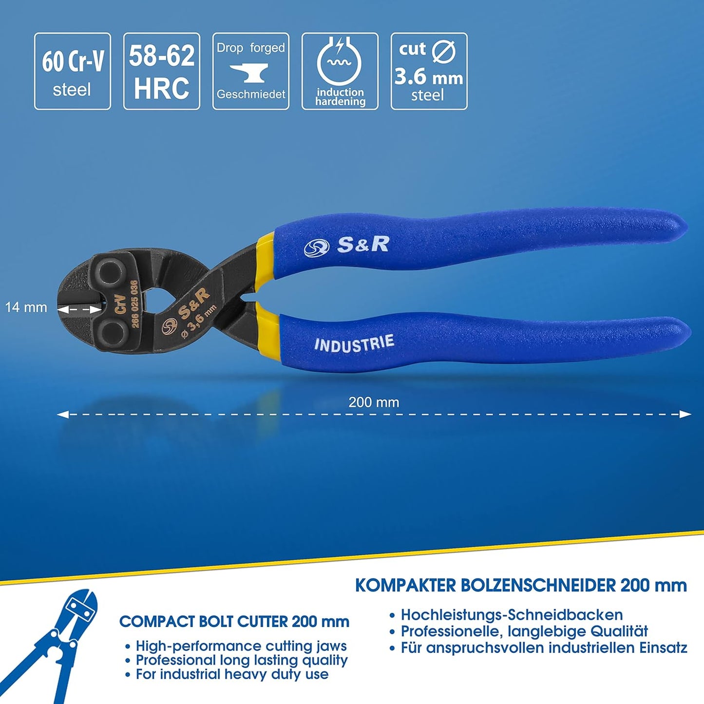 Mini-Bolzenschneider Compact Pro-Cut