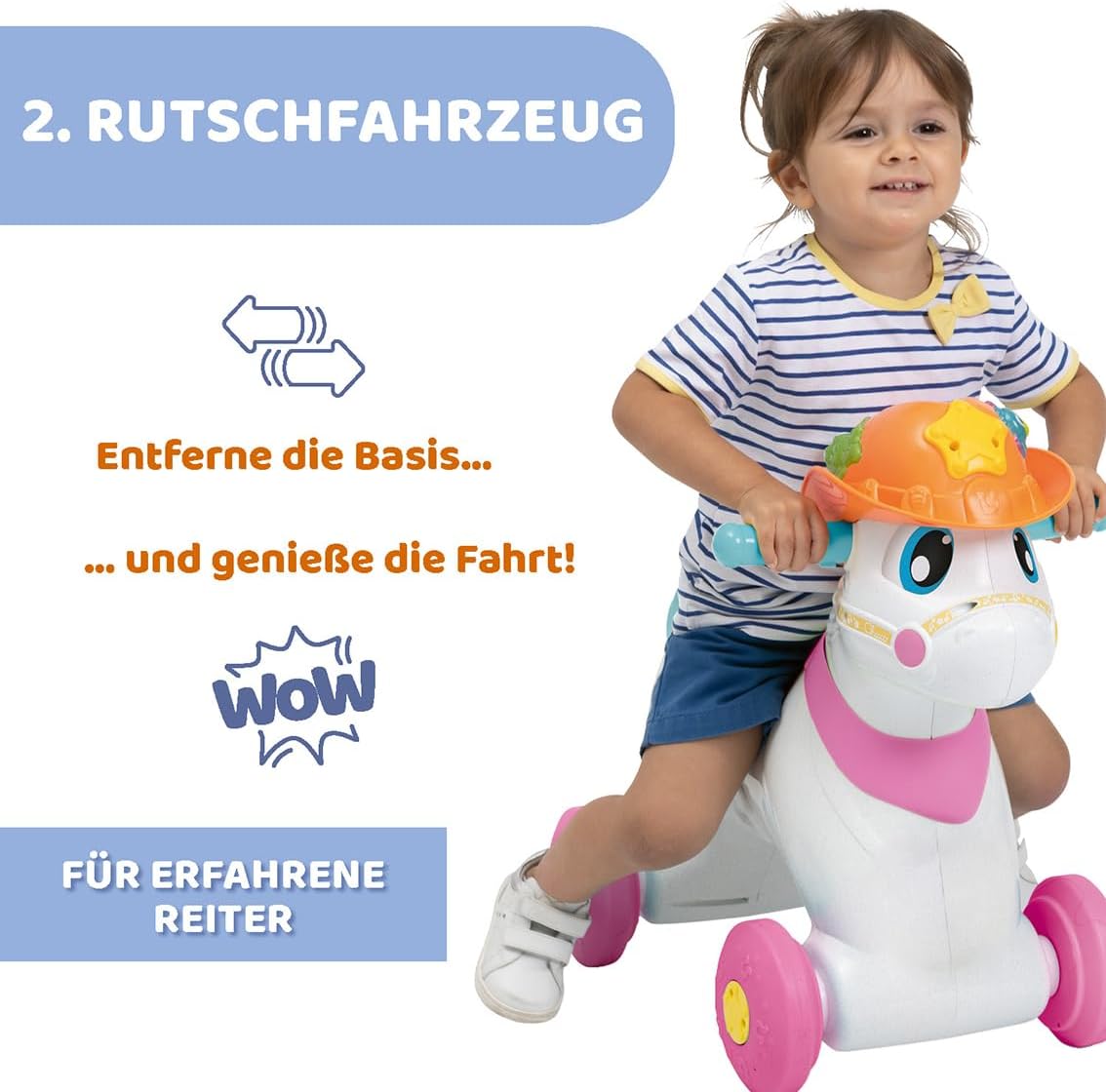 Miss Baby Rodeo Schaukelpferd und Rutschauto, Miss Baby Rodeo