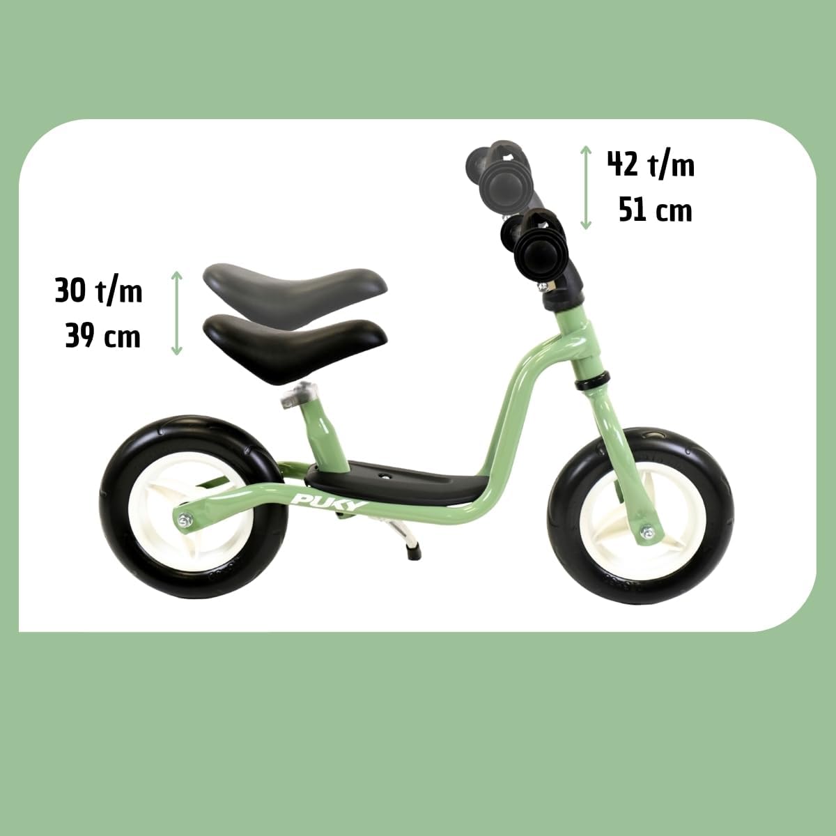 Laufrad für Kinder ab 2 Jahren, Retro Green