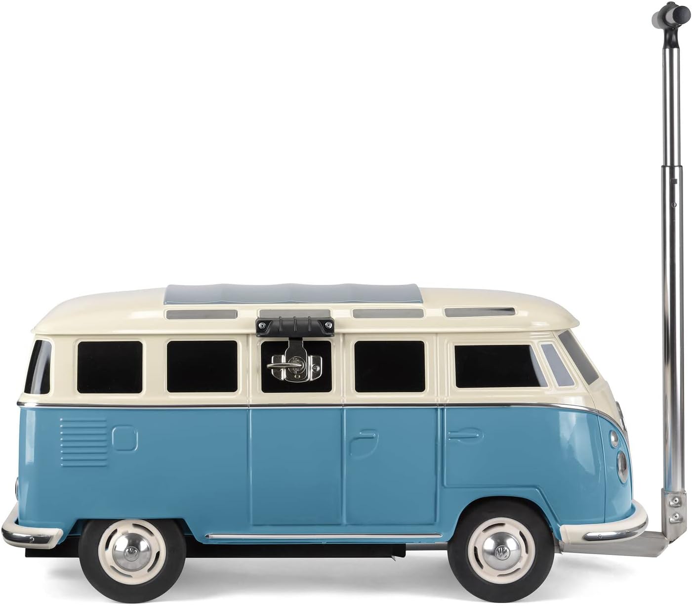 Fahrbare Kühlbox in Bulli Bus Form, Blau