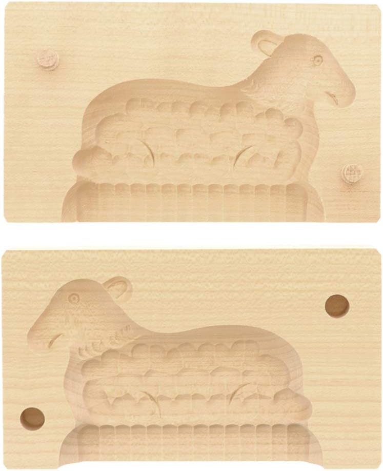 Butter-Klappform Lamm, Lamm | 2-teilig 14 x 8,5 x 4,5 cm