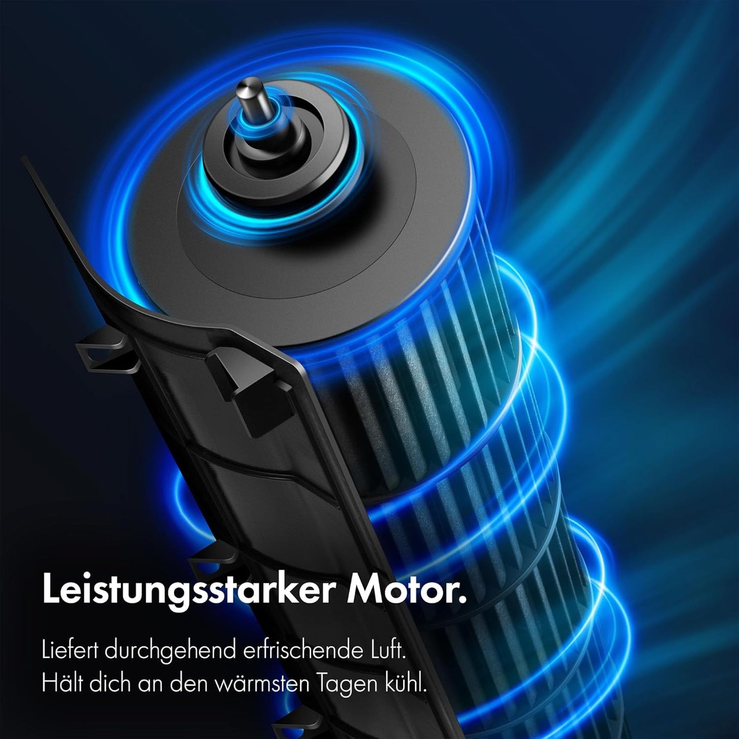 Turmventilator, Schwarz