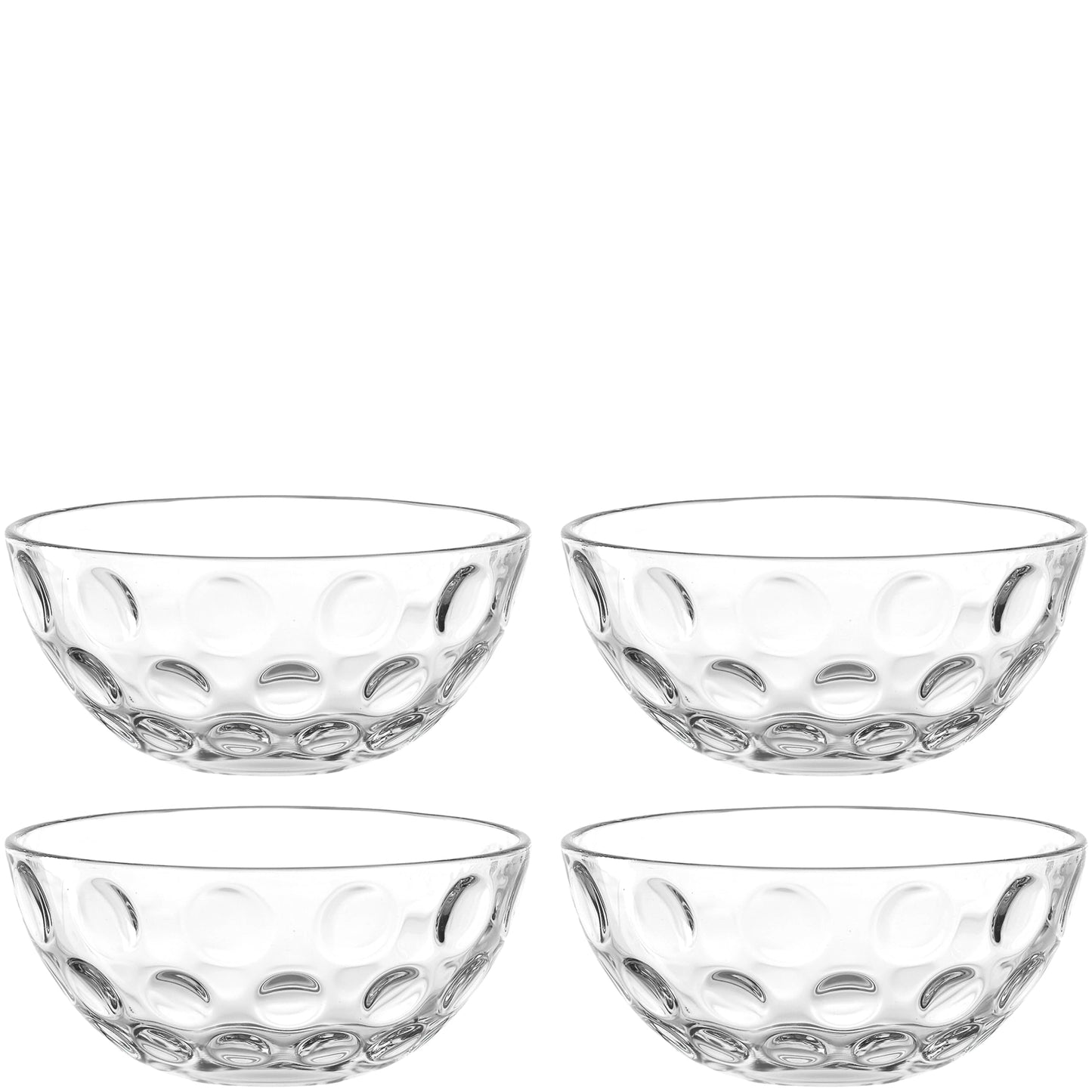 Cucina Optic Schalenset, Optic 4 Pieces | Height 6.5 cm