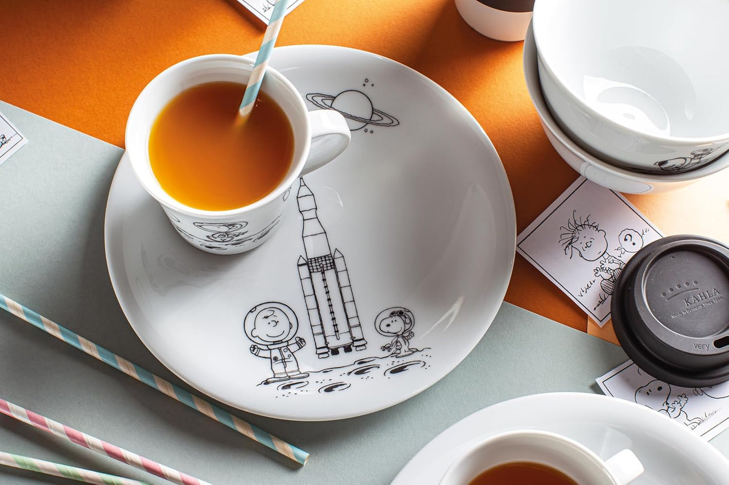 Peanuts Frühstücksteller, Peanuts Space