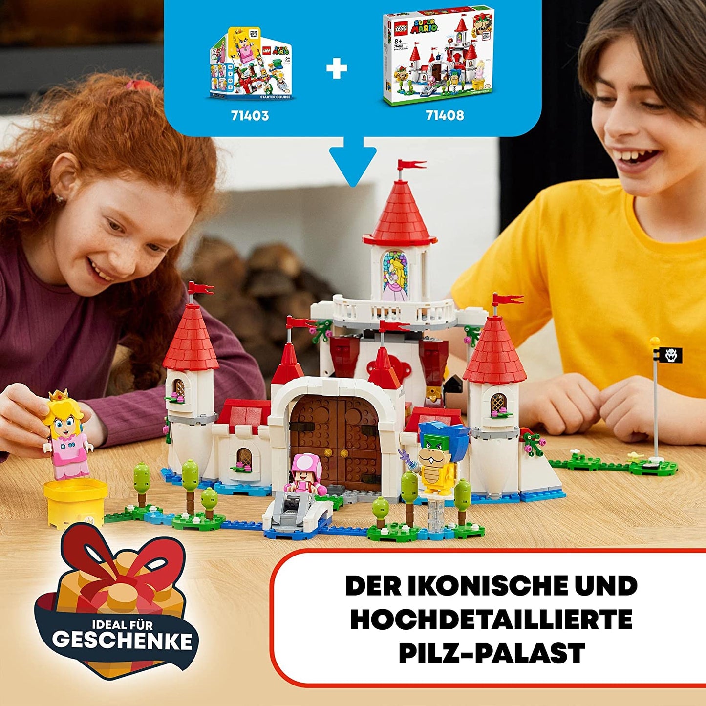 71408 Super Mario Princess Peach Palast – Erweiterungsset, Konstruktionsspielzeug