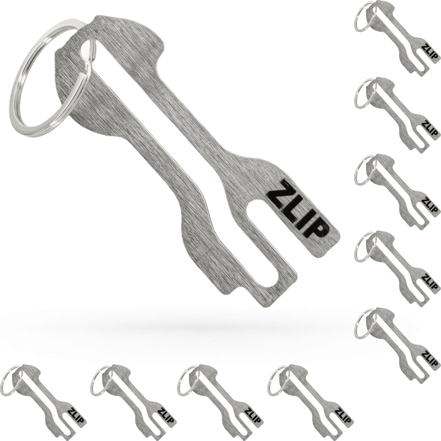 Einkaufswagenlöser mit Schlüsselanhänger, 10 Stück, 10
