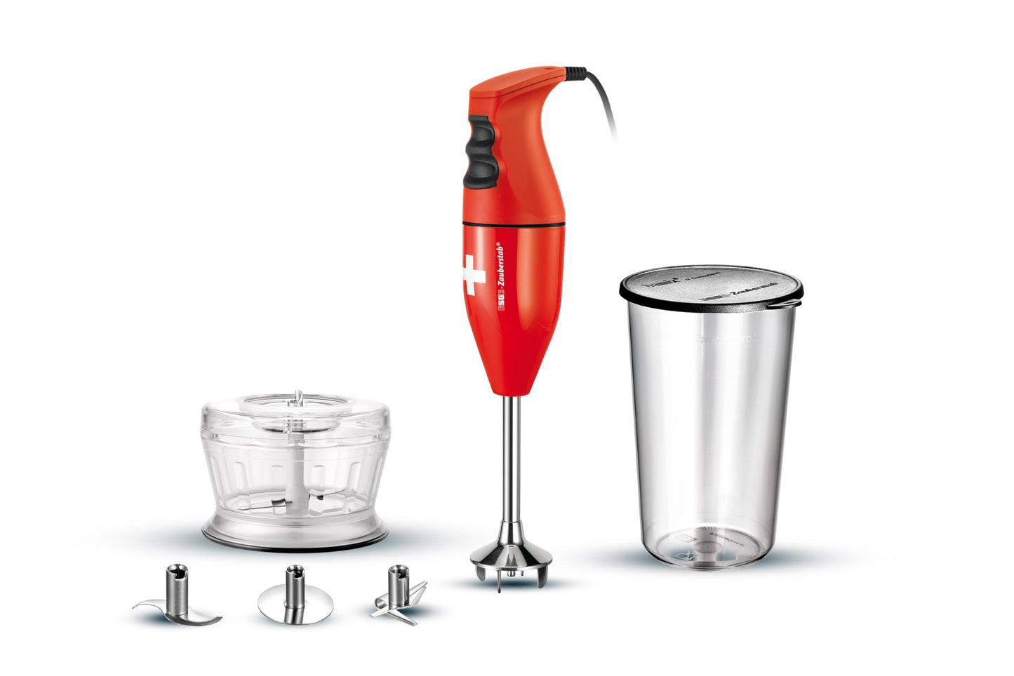 Stabmixer E 120 Select mit Zubehör-Set, Rot