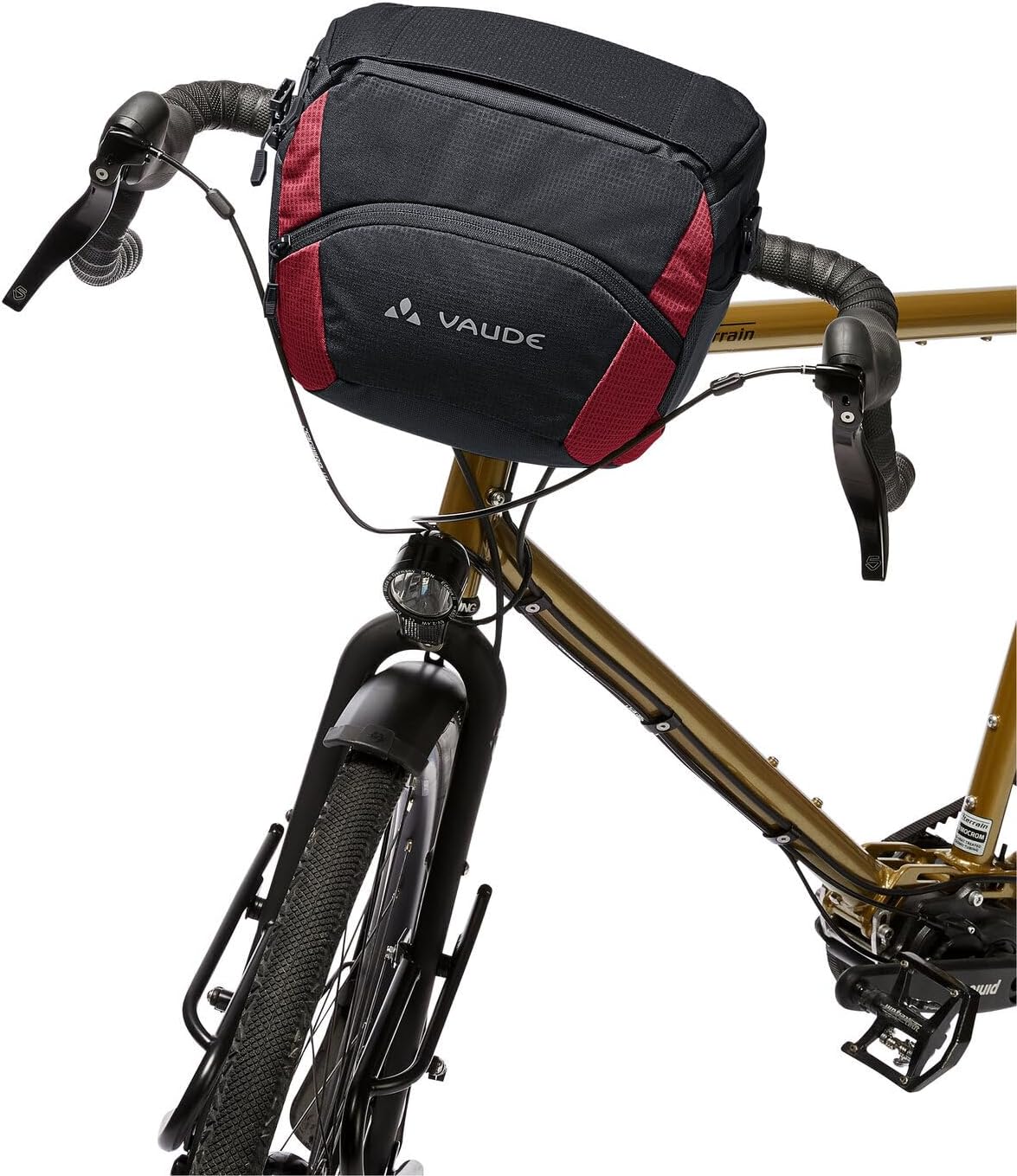 Lenkertasche OnTour Box, Einheitsgrösse Black/Carmine