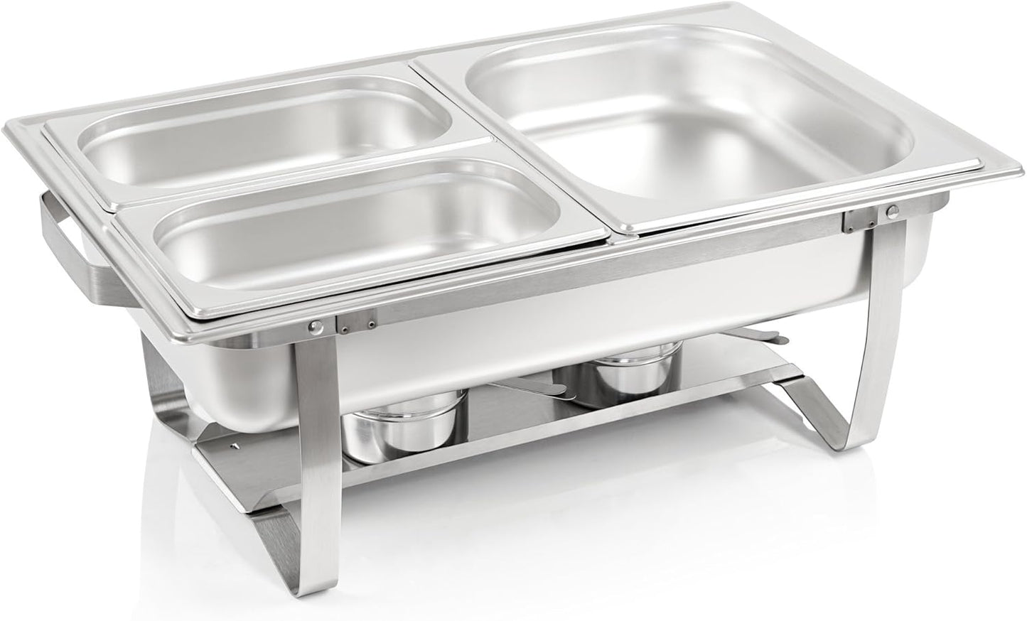 Chafing Dish Set für Buffets, Nancy (1x 1/2 GN + 2X 1/4 GN-Behälter)