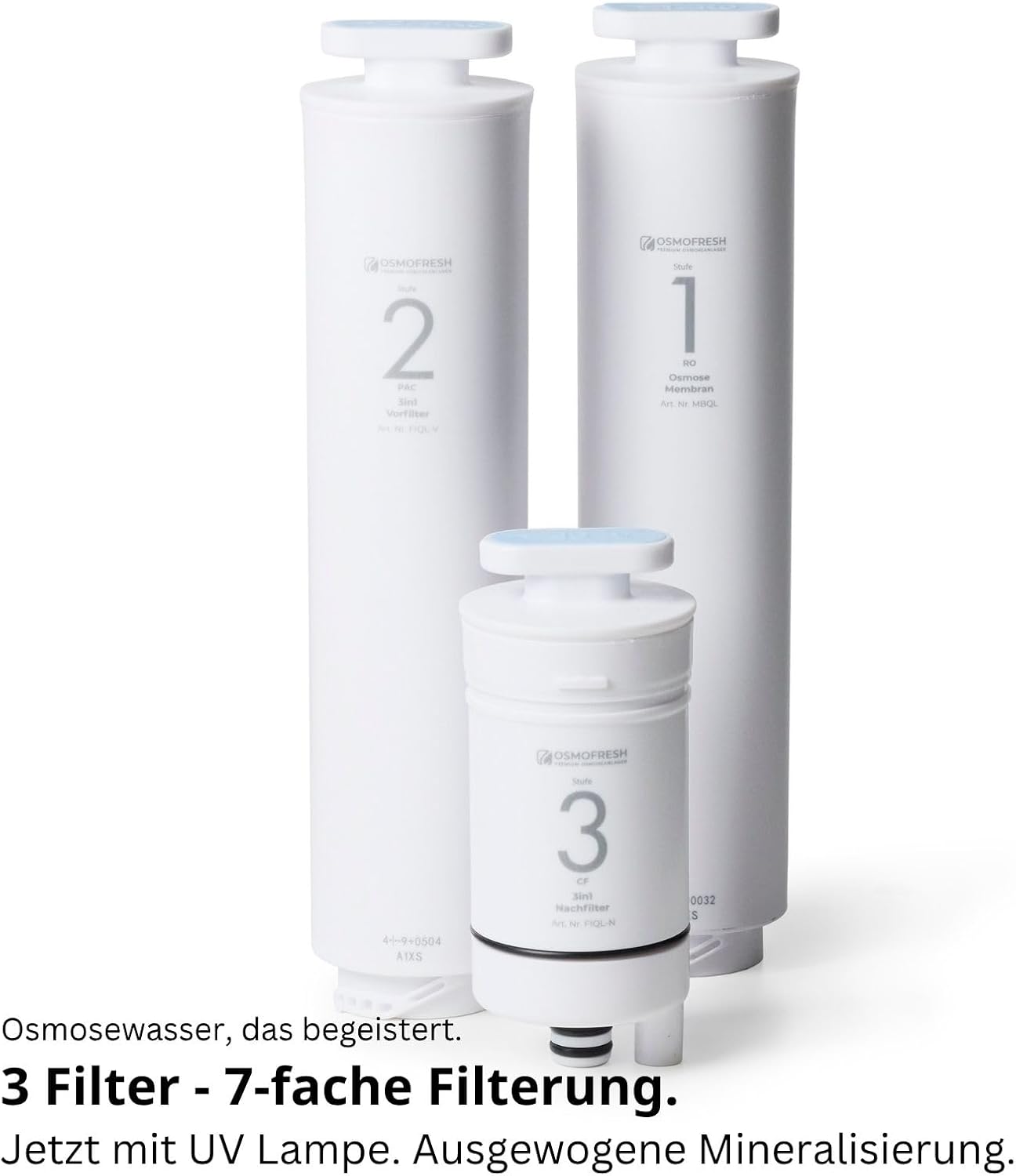 Osmoseanlage Quella Life ohne Wasseranschluss, Black Edition