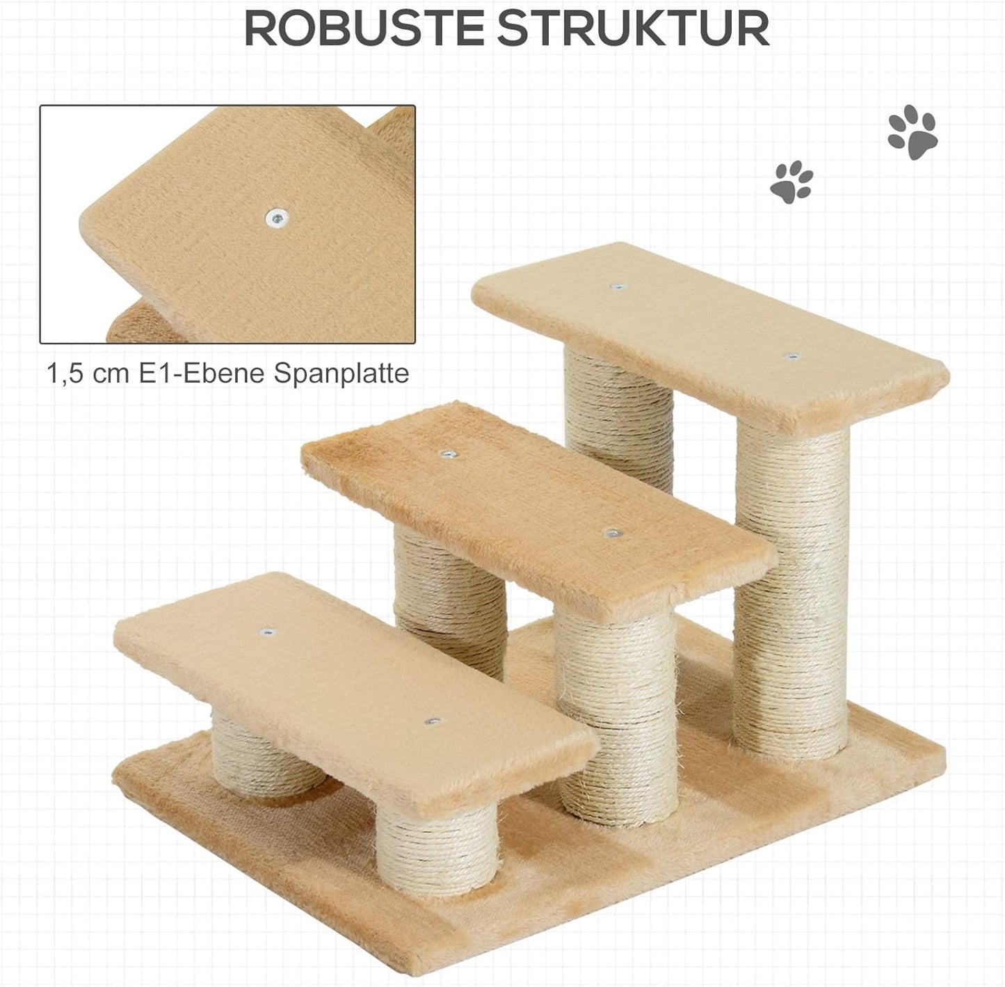 Katzentreppe mit 3 Stufen