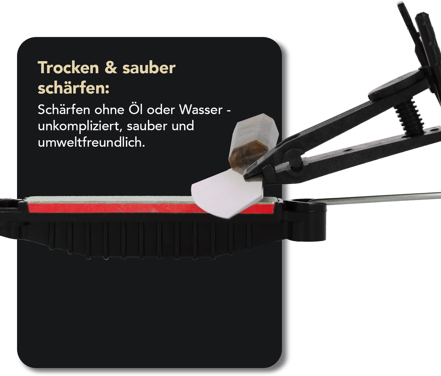 Diamant Mini-Schleifstein, Diamant-Schleifstein 10 cm (4 Zoll) - Zu verwenden mit dem Schleifsystem Aligner - feine Körnung