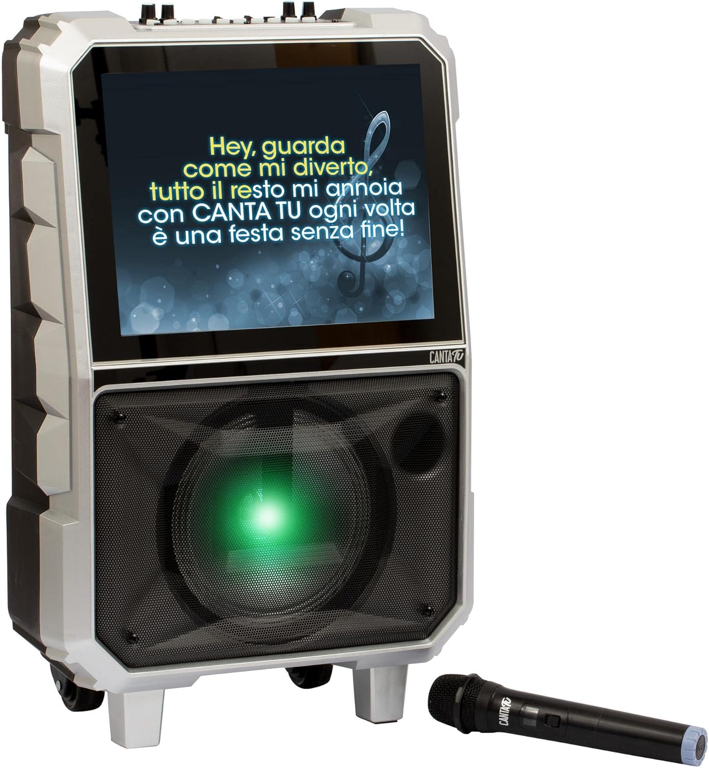 Professionelles Karaoke-System mit Mikrofon