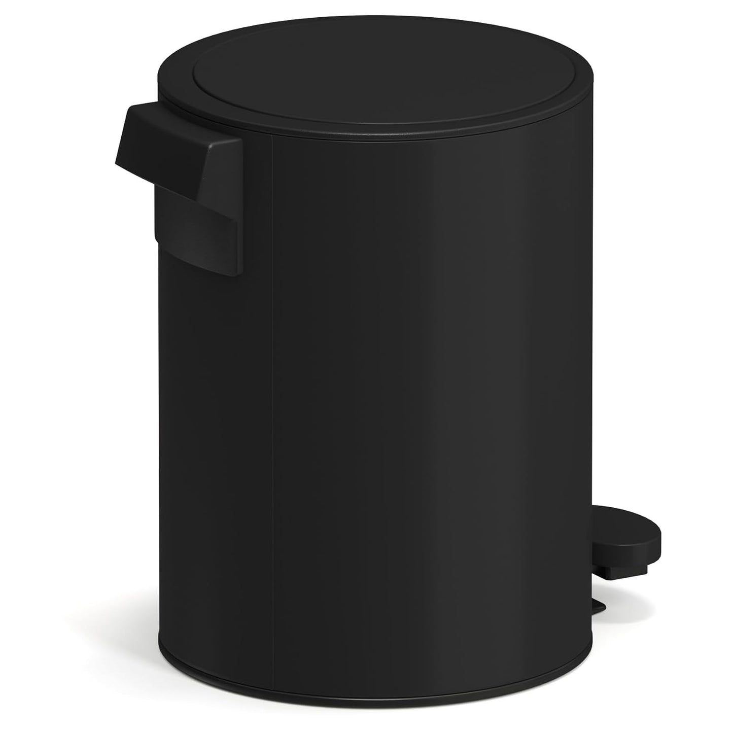 Treteimer mit Soft-Close-Absenkautomatik und Inneneimer, midnight black
