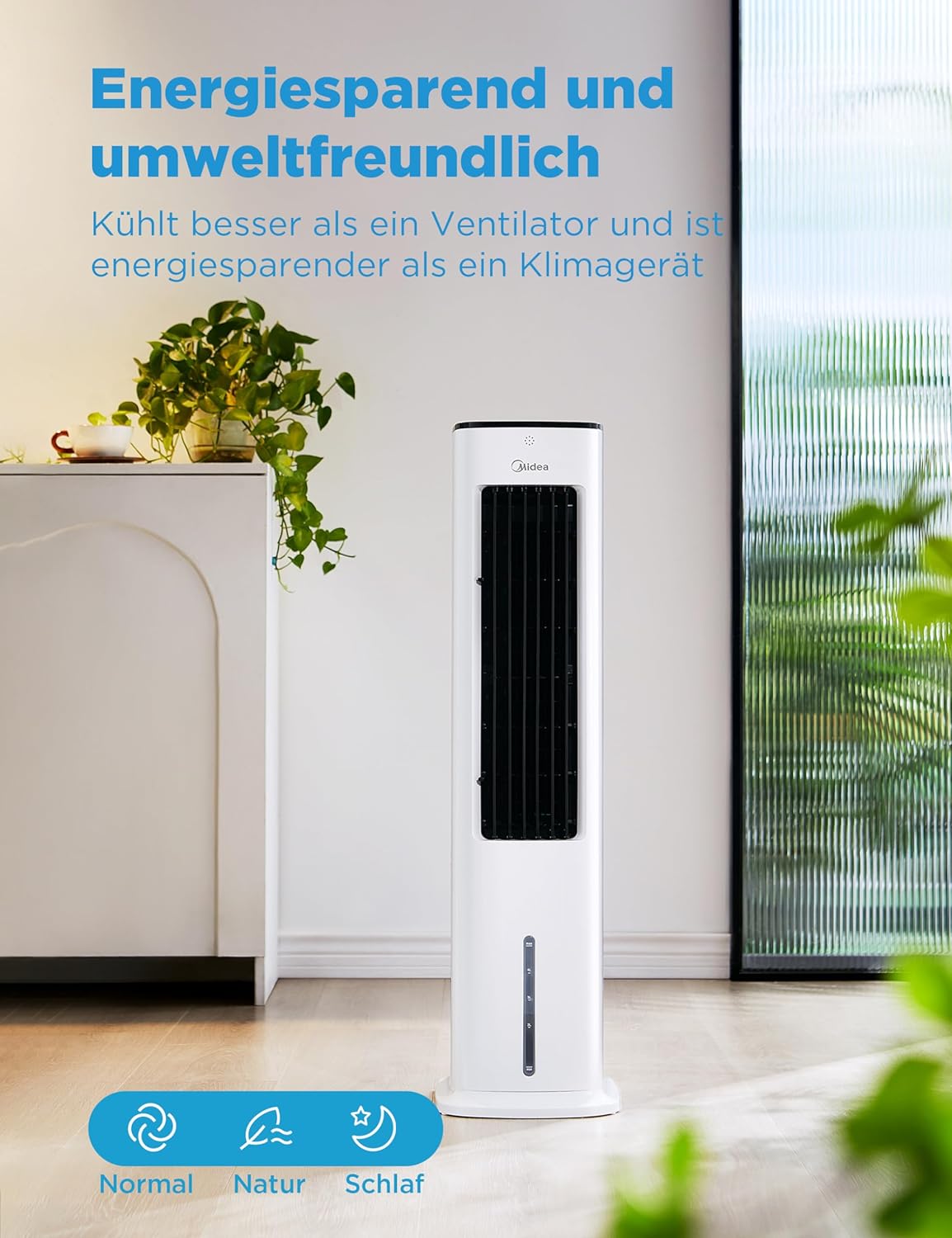 Luftkühler, Weiss 5L Wassertank