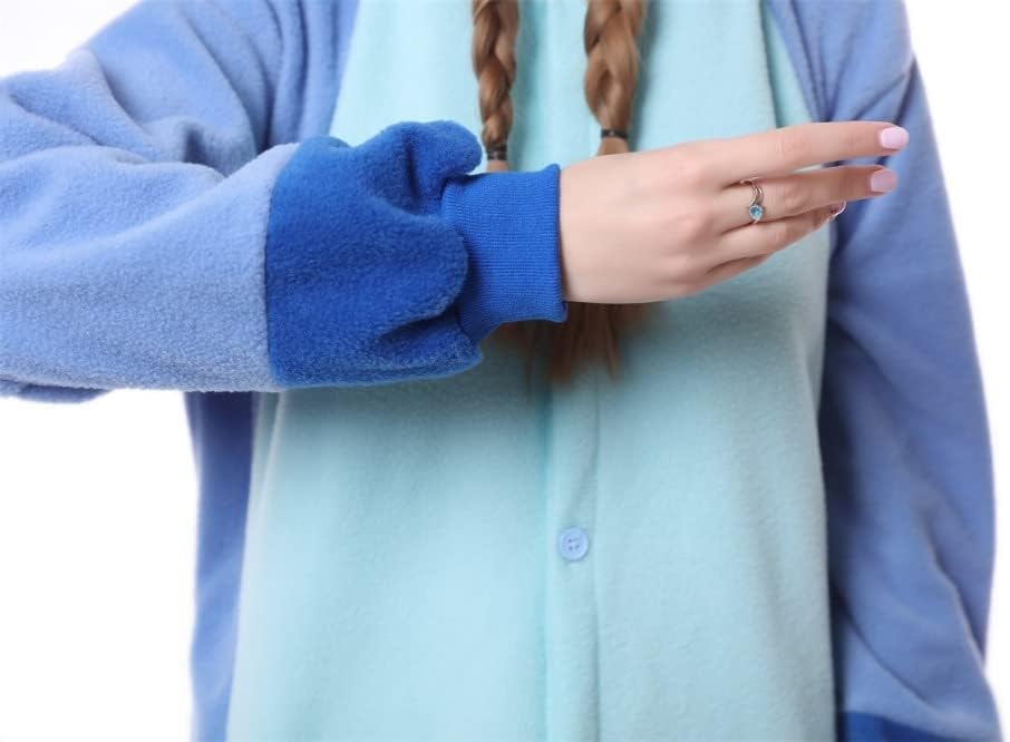 Stitch Kostüm für Erwachsene, S Blau Stich