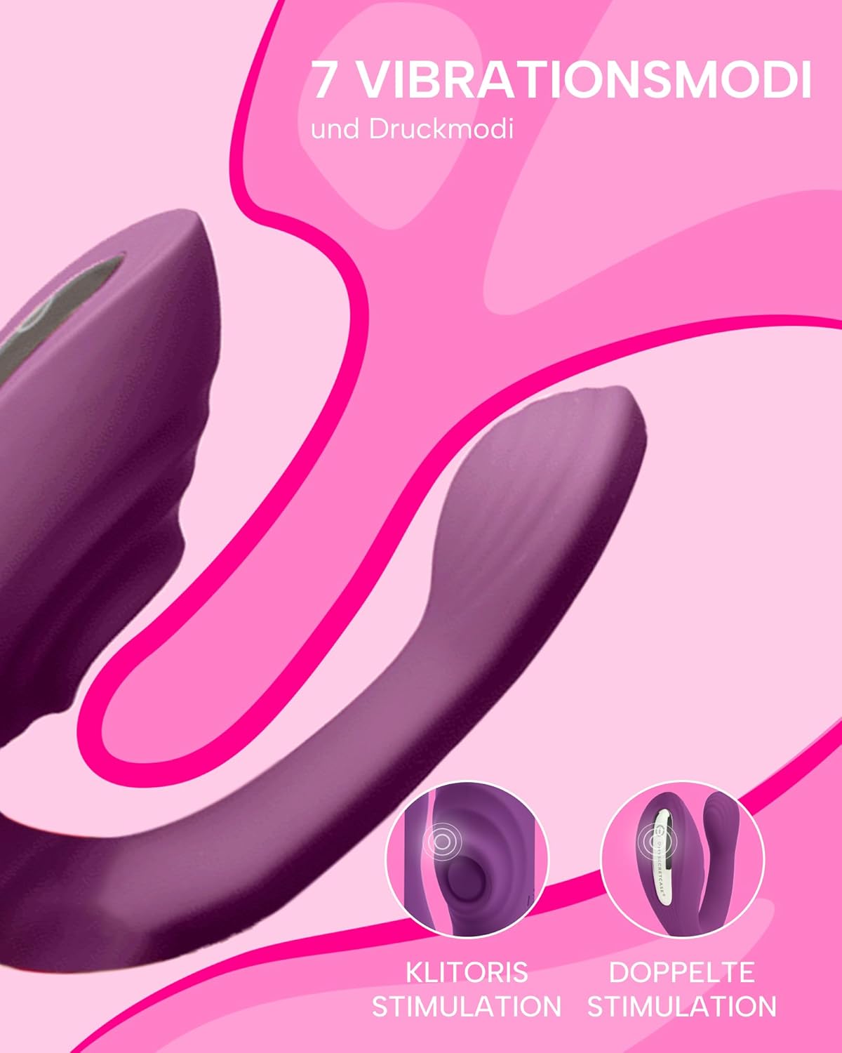 Vibrator mit Fernbedienung & 7 Modi