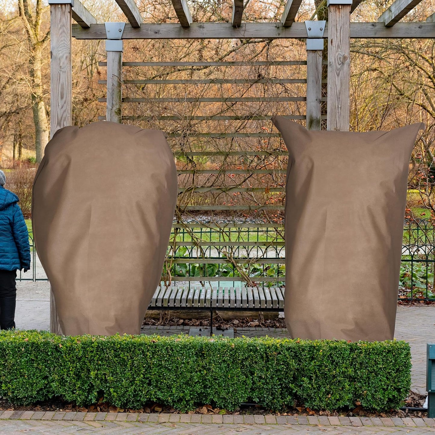 3er-Set Winterschutzhaube, 240x200 cm, 240x200 cm