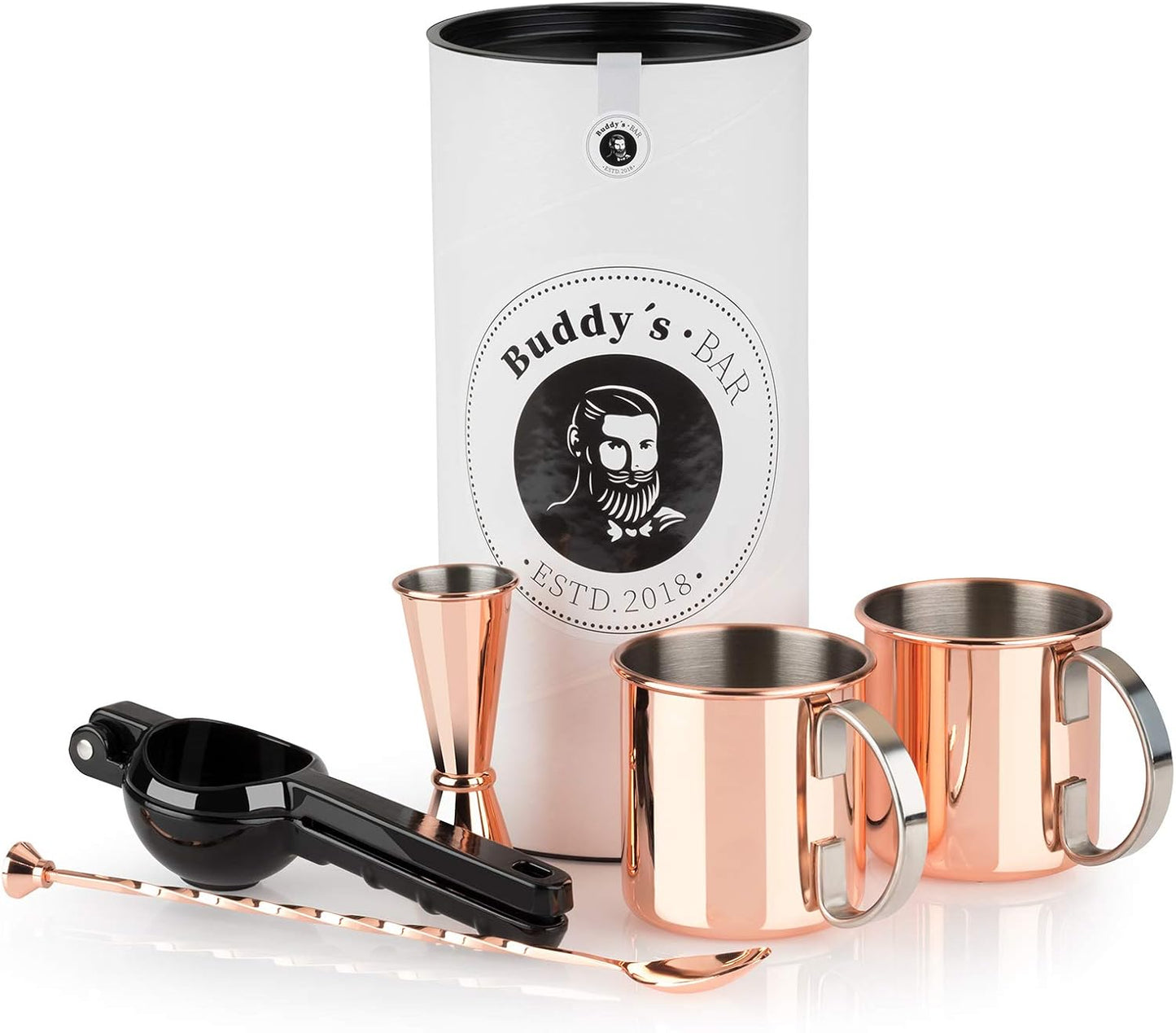 Moscow Mule Komplett-Set, Kupfer Poliert Komplett Set