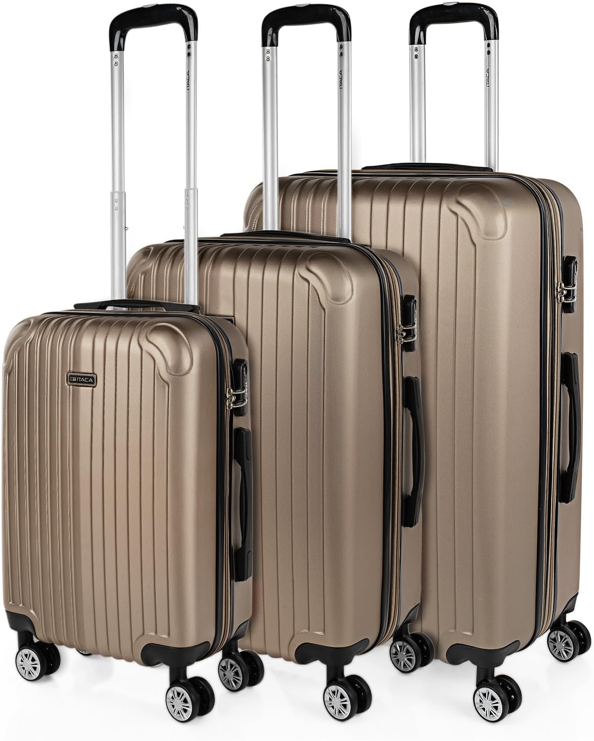 3-teiliges Reisekoffer Set, 55 cm + 66 cm + 76 cm