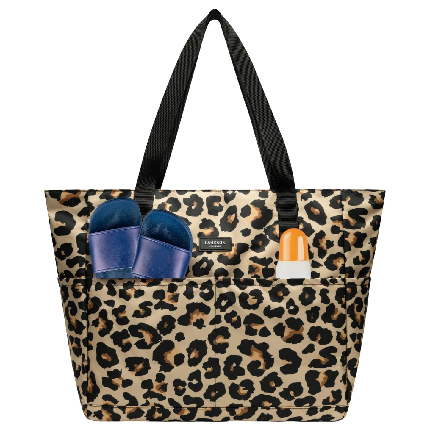 Strandtasche XXL mit Reissverschluss für Damen & Herren, Leo