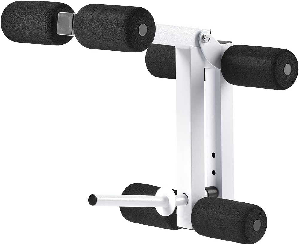 Zubehör für Hantelbank: Beinstrecker/-beuger, Weiss