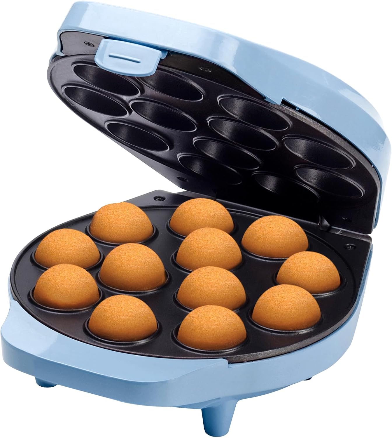 Waffeleisen für Cake-Pops im Retro-Design, Blau