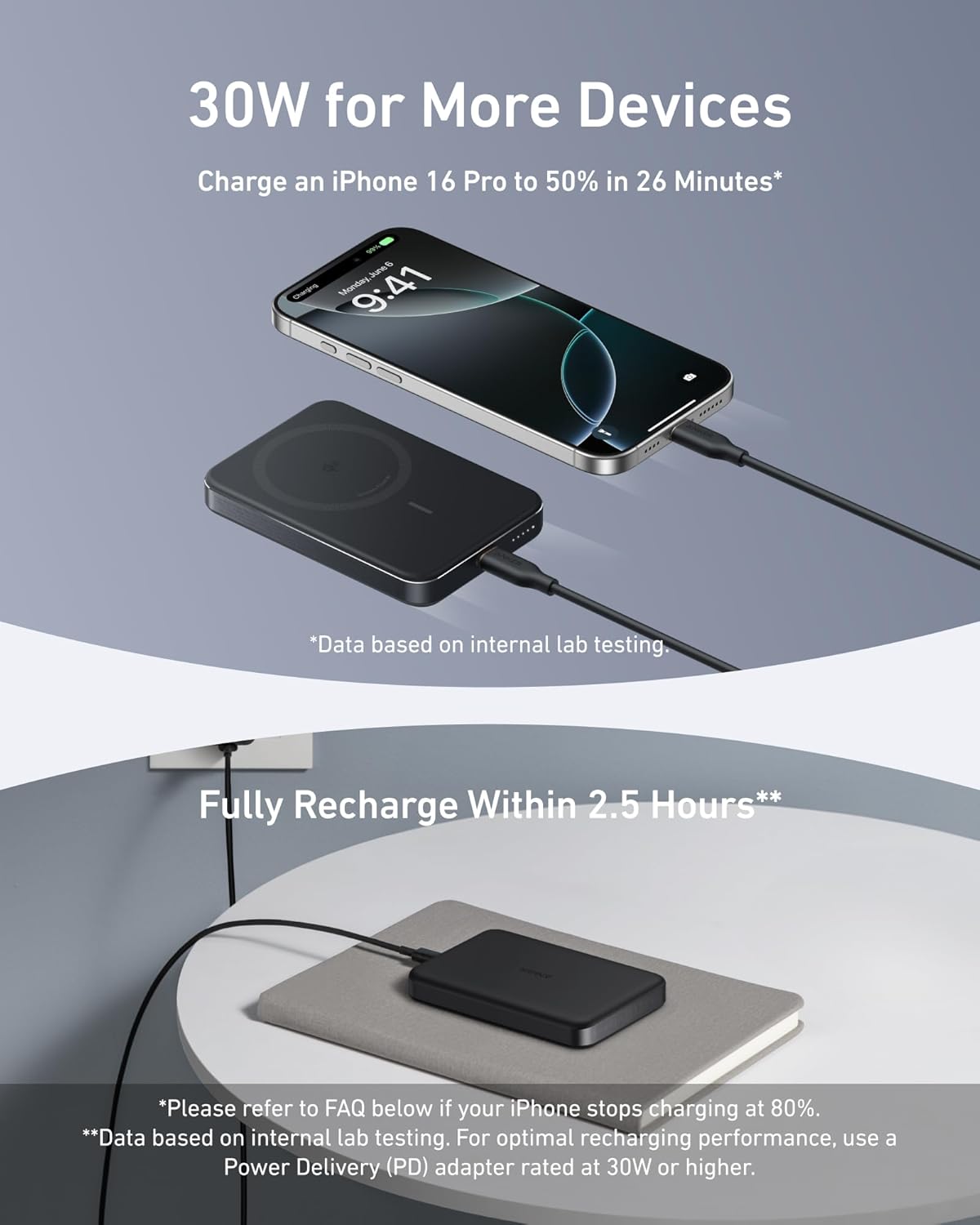 MagGo Powerbank, Schwarz