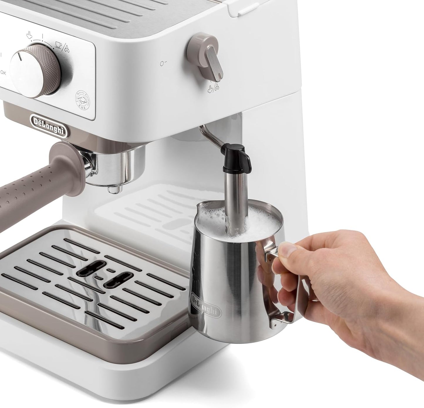 Kaffeemaschine Stilosa EC260.W, Weiss Espressomaschine