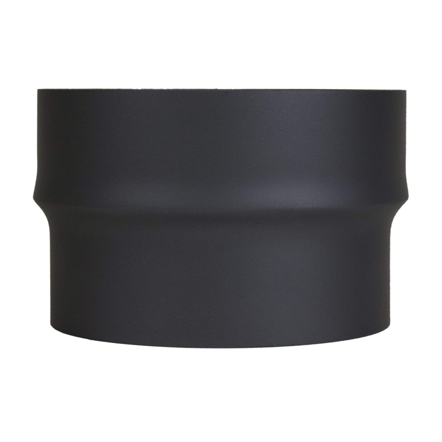 Ofenrohr-Erweiterung, Ø 180 mm auf Ø 200 mm Schwarz