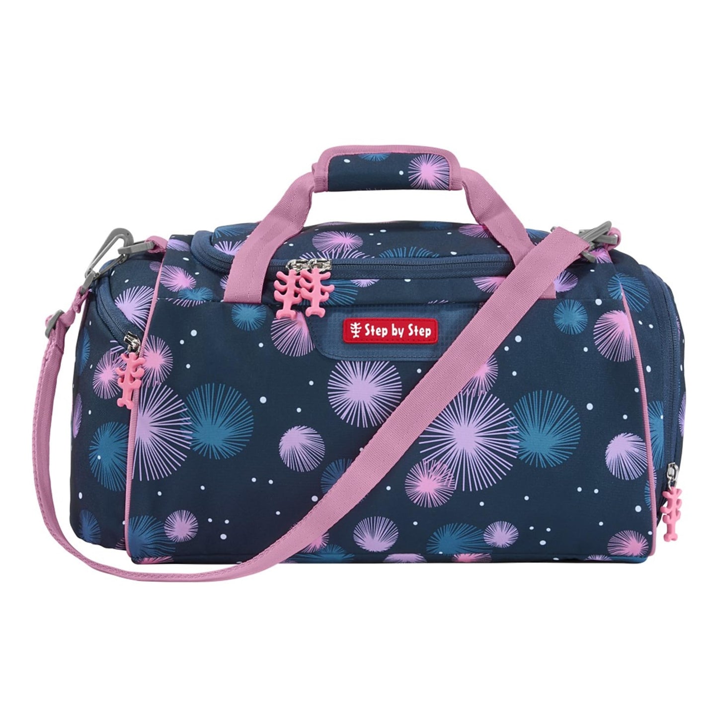 Sporttasche mit Nasswäschefach, Mermaid Delia - Blau-rosa