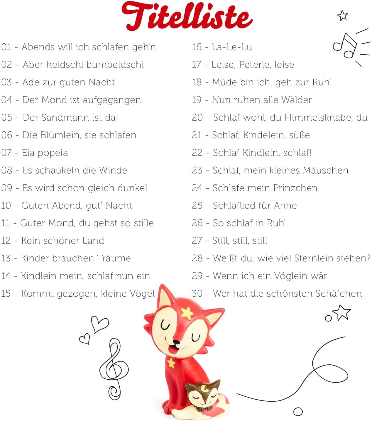 30 Lieblings-Kinderlieder - Schlaflieder, Schlaflieder