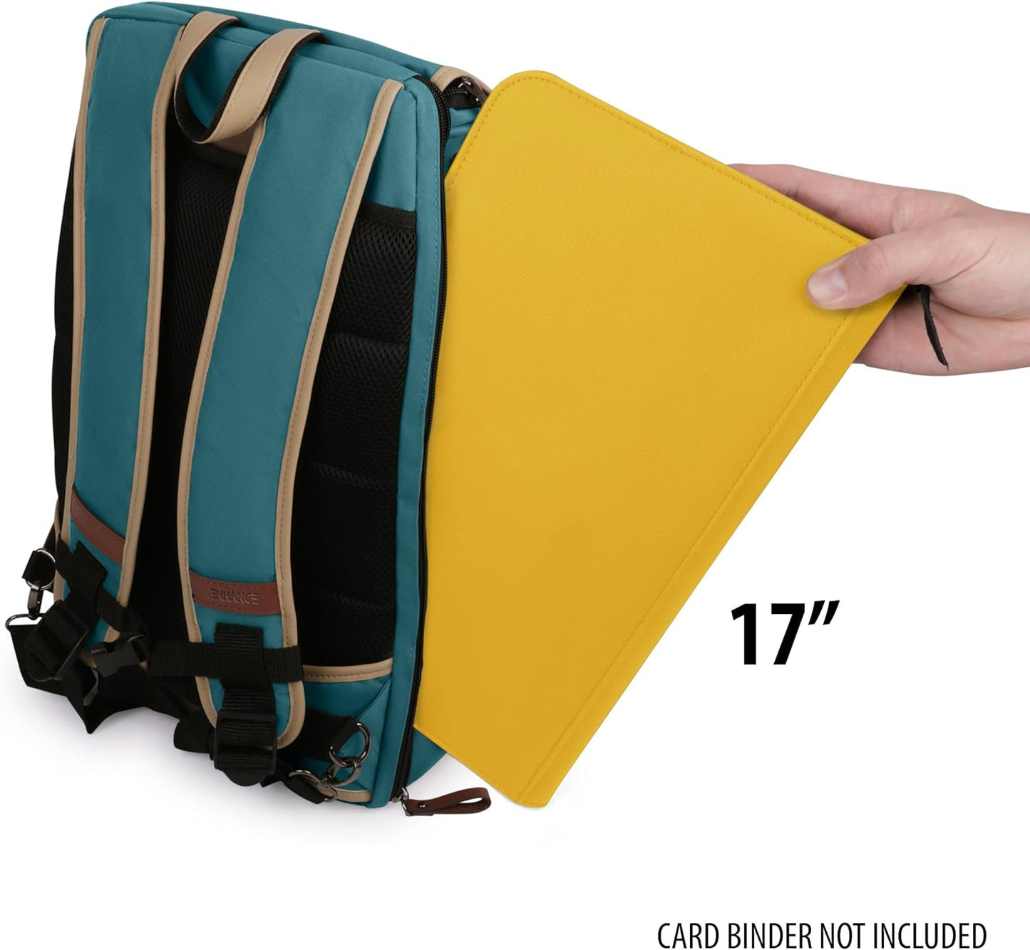 Sammelkarten-Aufbewahrungsbox-Rucksack, Einheitsgrösse Grün