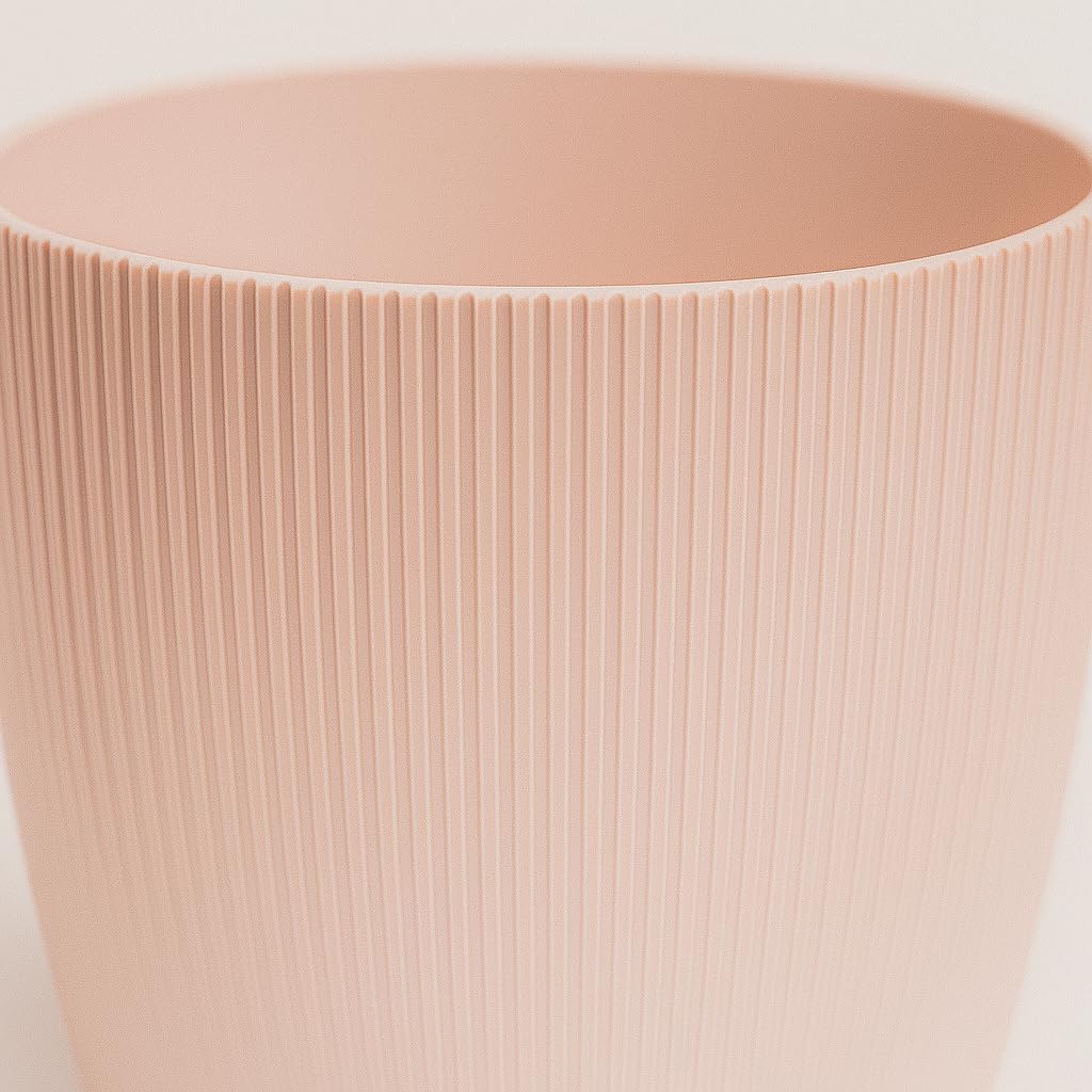 Blumentopf Set, Ø 18 cm (7.08 inch) Hellbeige