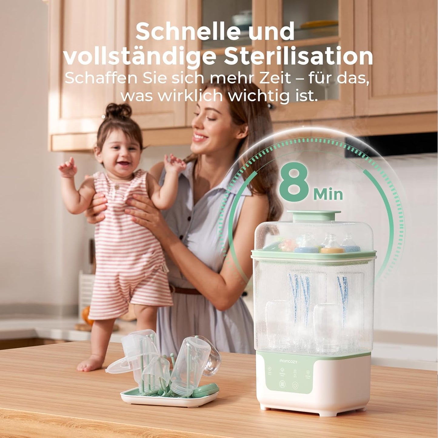 4-in-1 Dampfsterilisator & Trockner