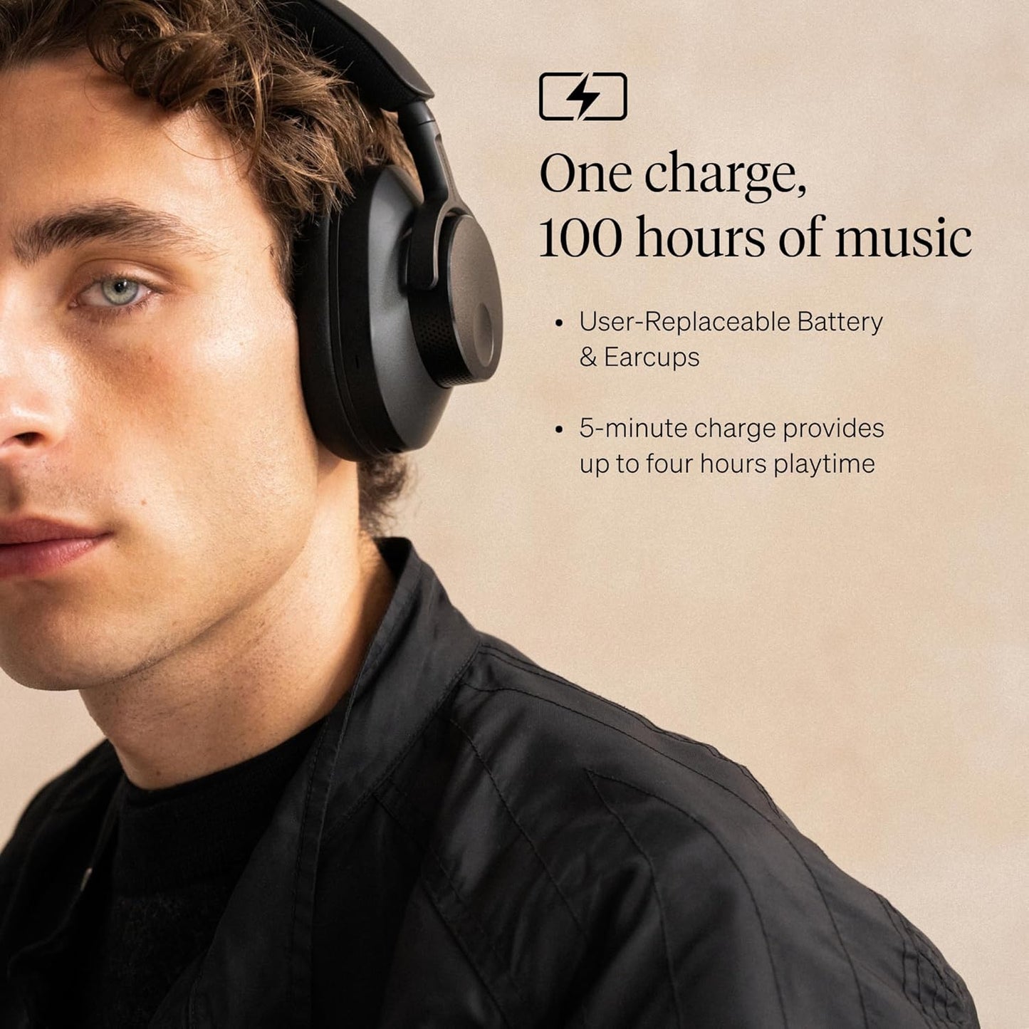 Melomania P100 SE mit ANC und Hi-Fi Sound, Schwarz P100 SE