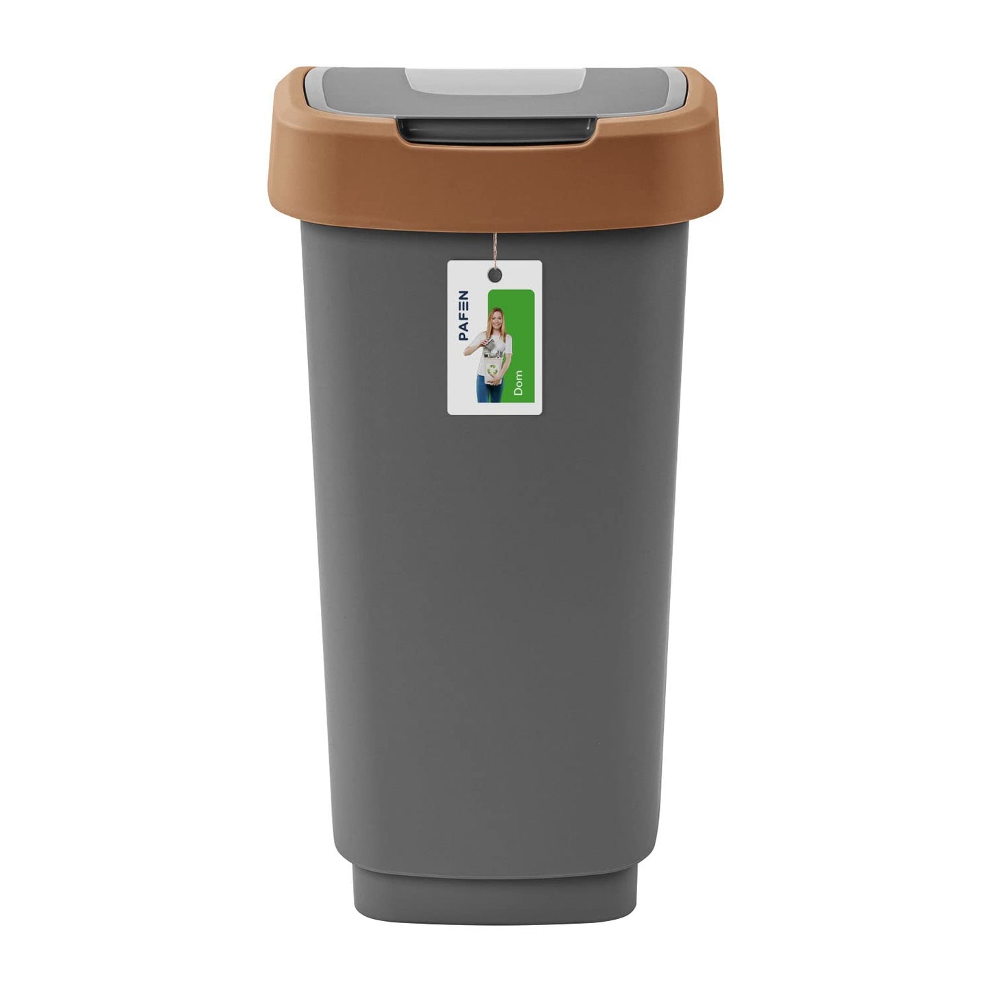 Mülleimer-Set mit Schwingdeckeln (4x 25L), 4X 25L | 330 x 255 x 470mm