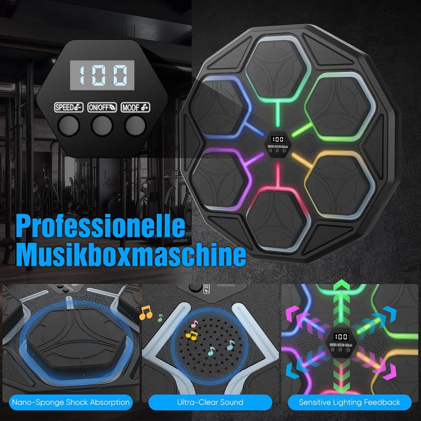 Music Boxing Maschine mit Bluetooth