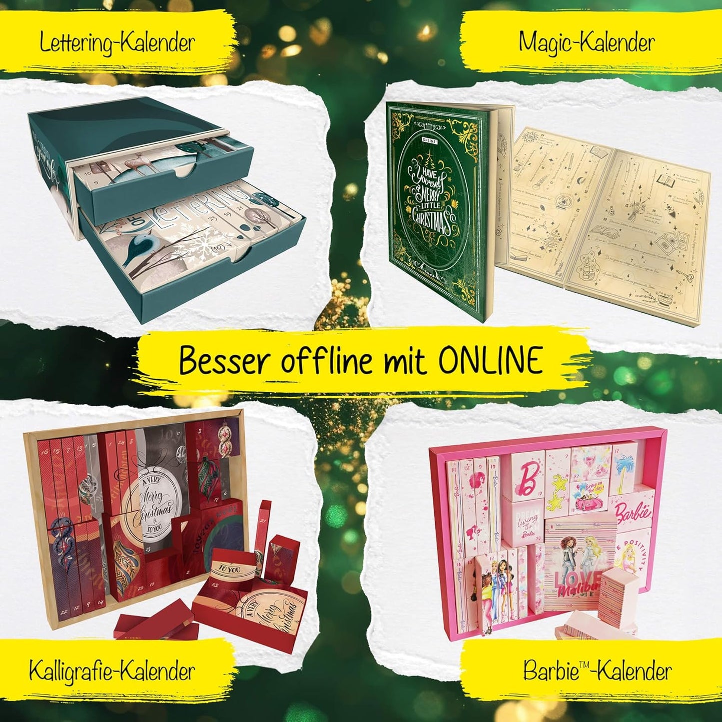Magic Adventskalender mit Schreibwaren, Magic